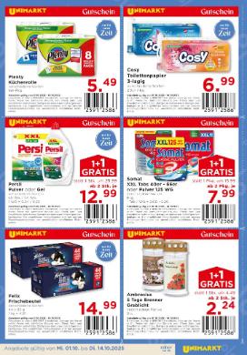 Titelbild des Prospekts von Unimarkt