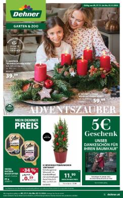 Titelbild des Prospekts von Dehner