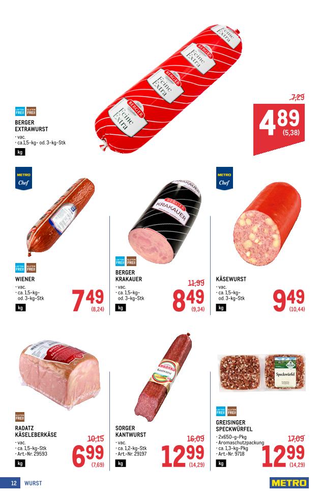 Prospekt von METRO