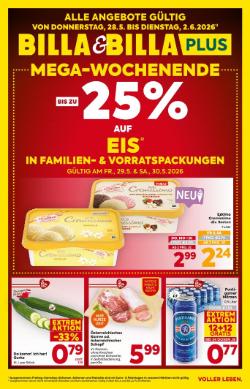 Titelbild des Prospekts von BILLA Steiermark