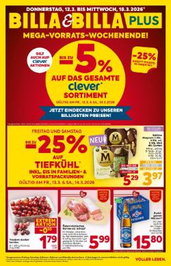 Titelbild des Prospekts von BILLA Kärnten