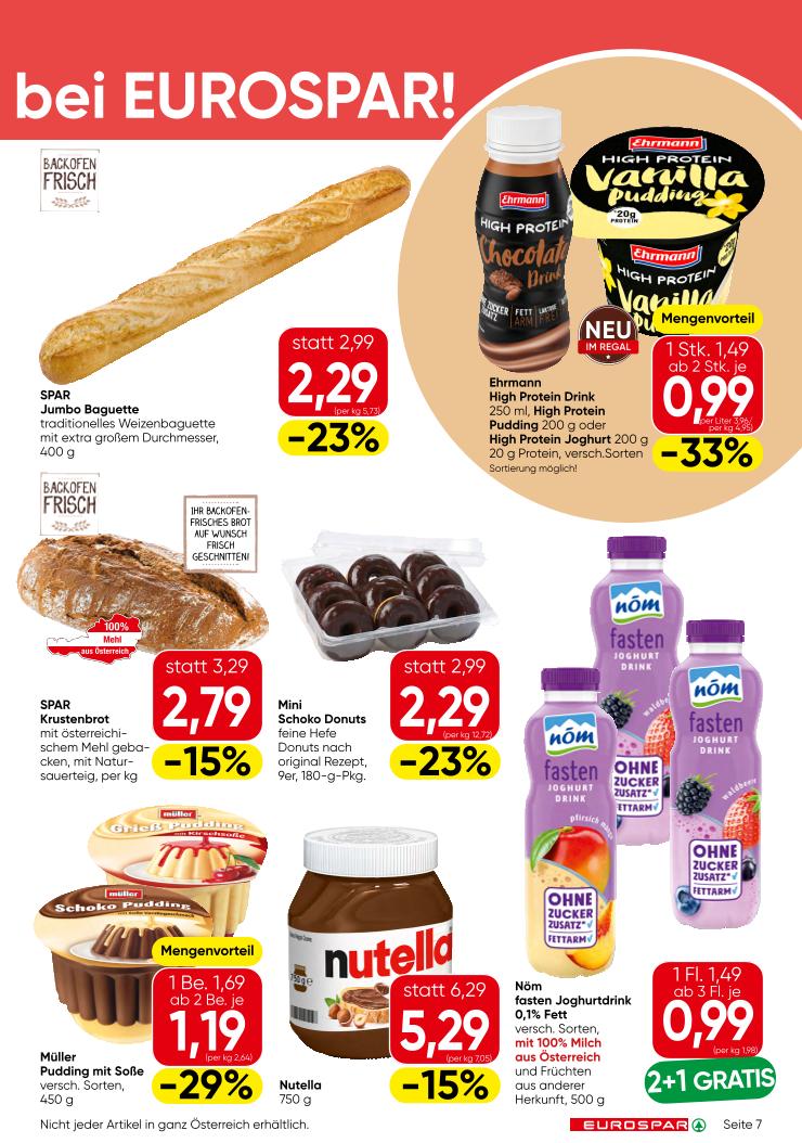 Prospekt von EUROSPAR