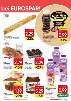 Titelbild des Prospekts von EUROSPAR VBG