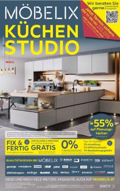 Titelbild des Prospekts von Möbelix Küchen