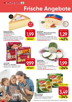 Titelbild des Prospekts von EUROSPAR VBG