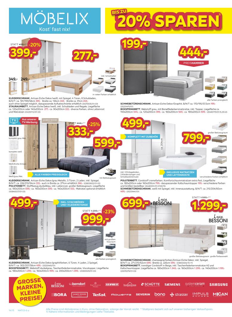 Prospekt von Möbelix