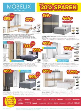 Titelbild des Prospekts von Möbelix