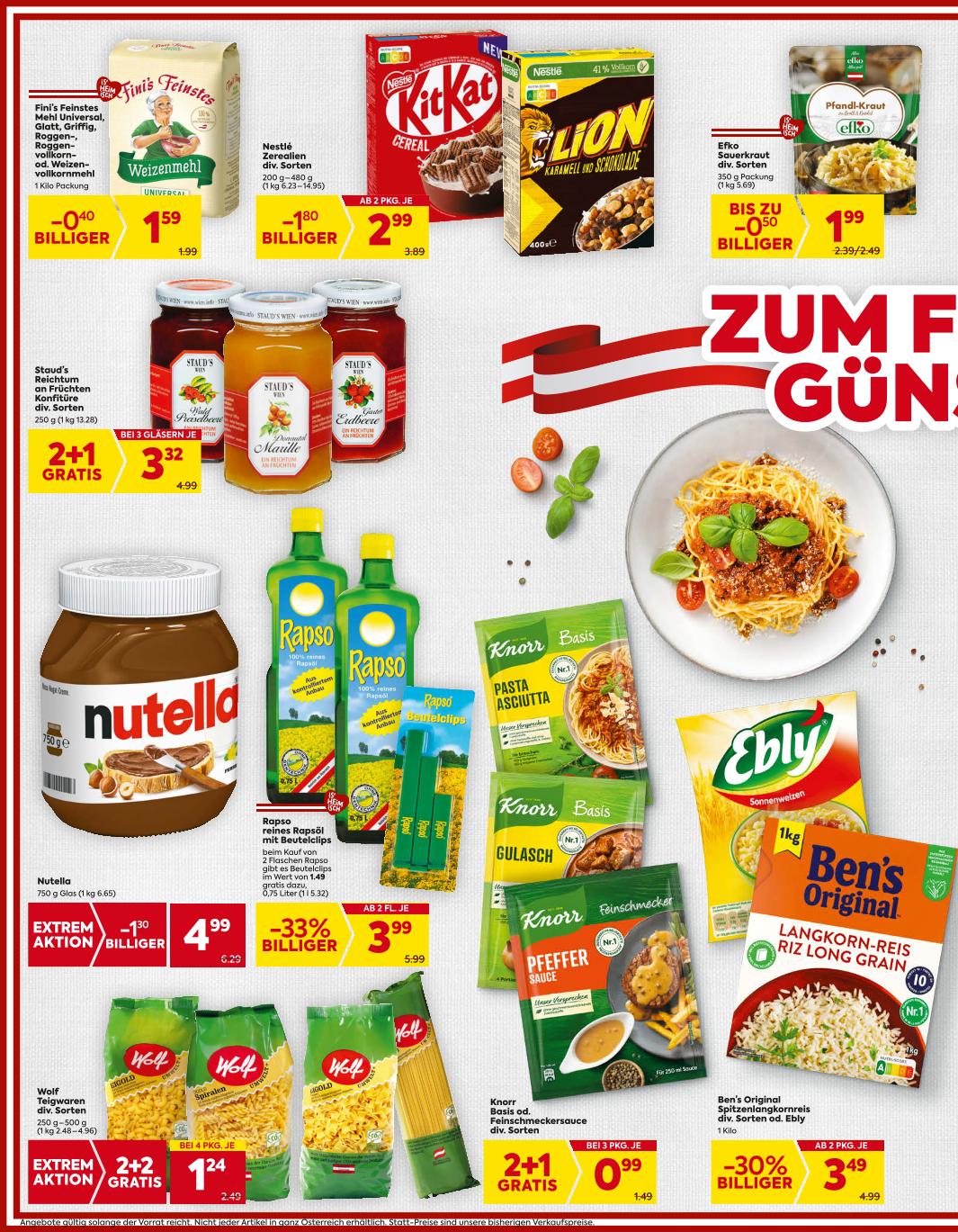 Prospekt von BILLA