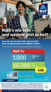 Titelbild des Prospekts von HOFER