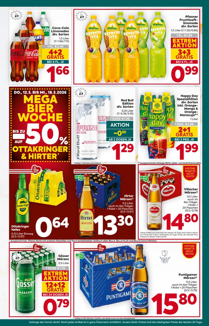 Prospekt von BILLA PLUS