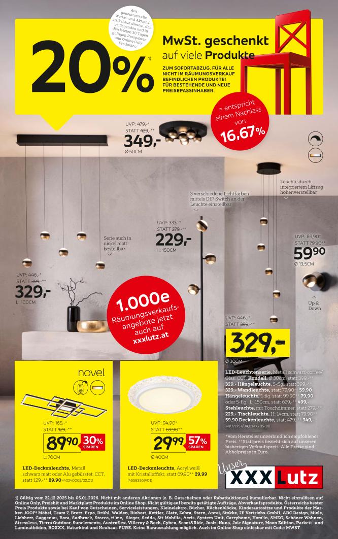 Prospekt von XXXLutz