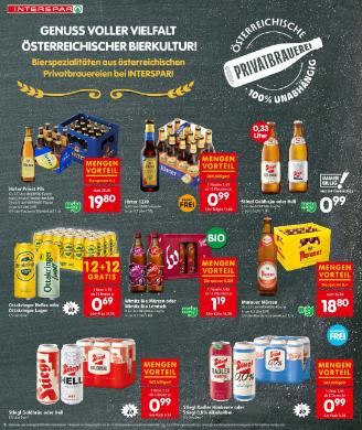 Titelbild des Prospekts von INTERSPAR KTN