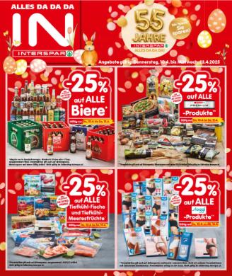 Titelbild des Prospekts von INTERSPAR TRL