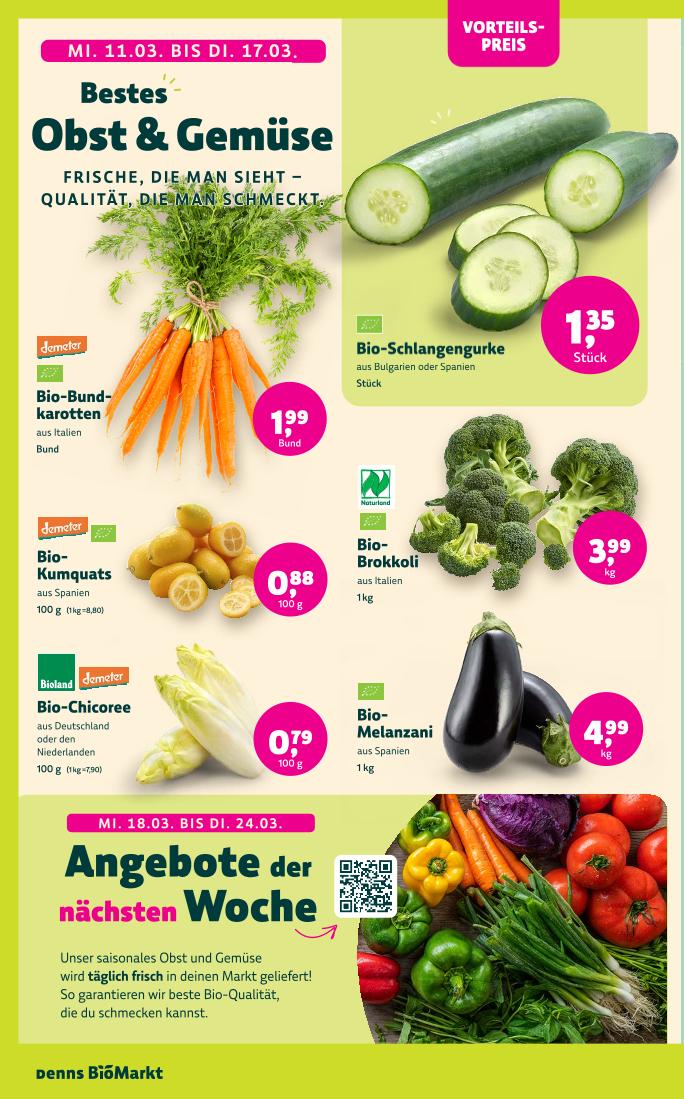 Prospekt von Denns BioMarkt