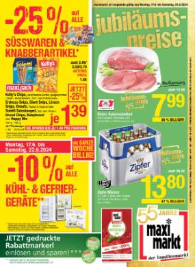 Titelbild des Prospekts von Maximarkt Anif / Bruck