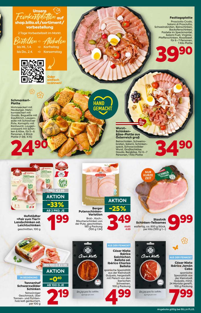 Prospekt von BILLA PLUS