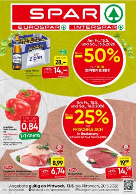 Titelbild des Prospekts von SPAR TRL / SBG / OOE