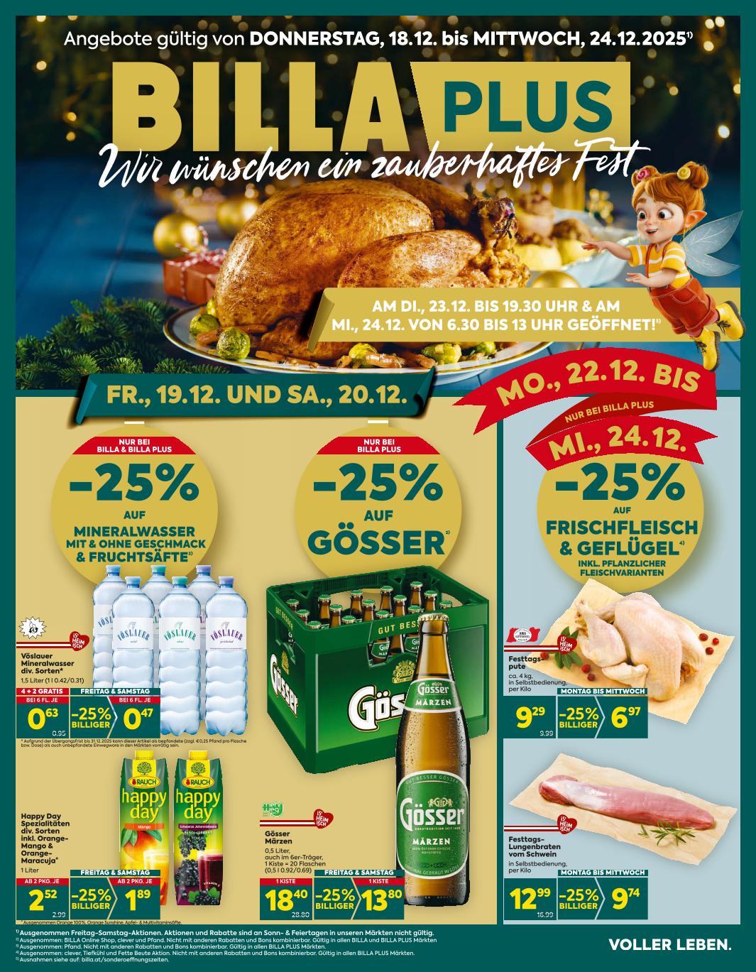 Prospekt von BILLA PLUS