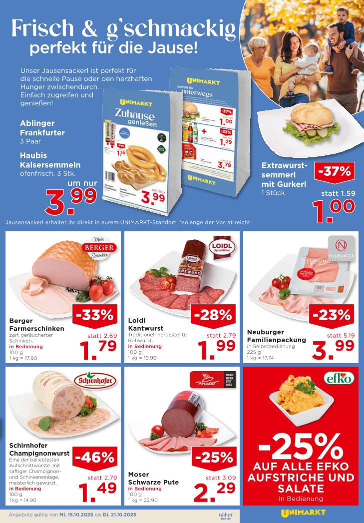 Prospekt von Unimarkt