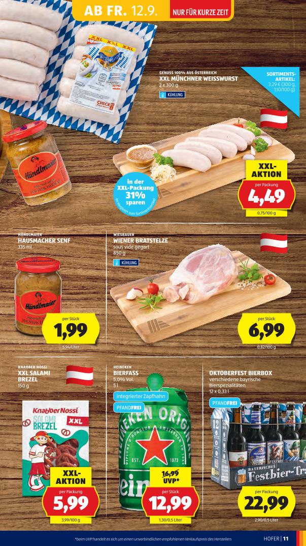 Prospekt von HOFER