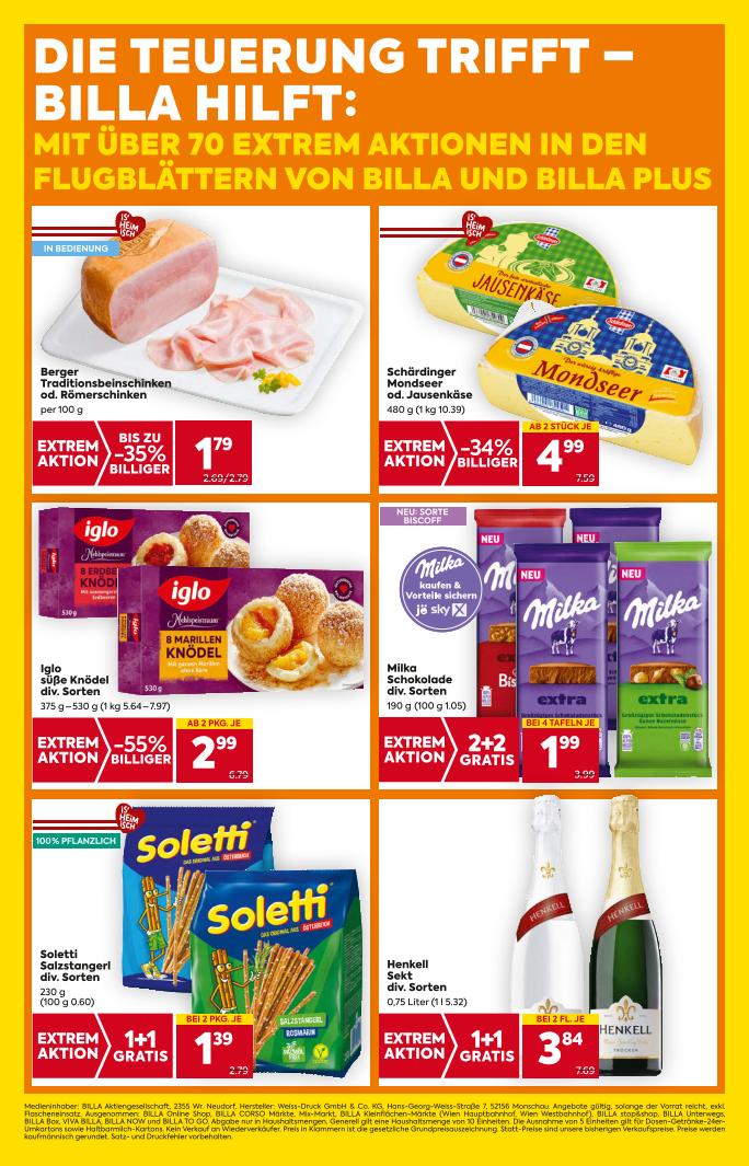 Prospekt von BILLA