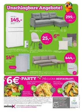 Titelbild des Prospekts von mömax