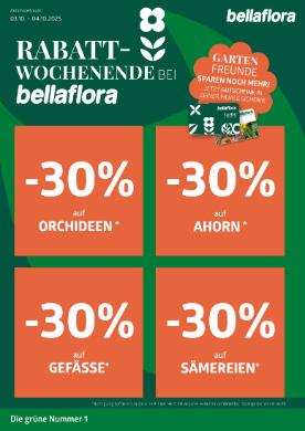 Titelbild des Prospekts von Bellaflora