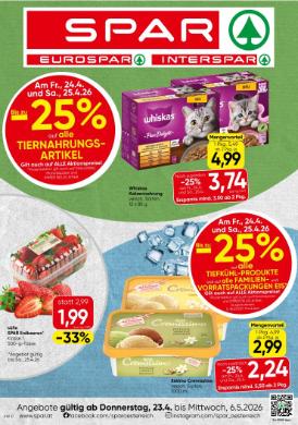 Titelbild des Prospekts von SPAR VBG