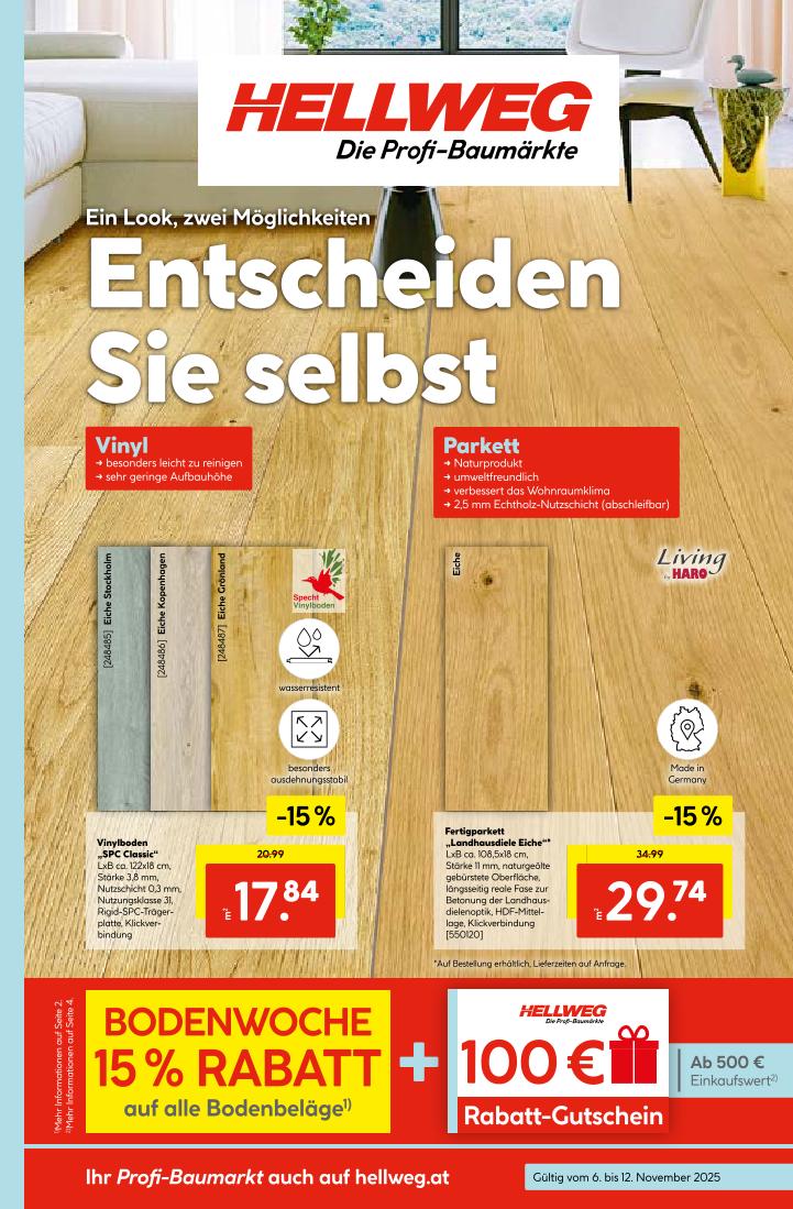 Prospekt von HELLWEG