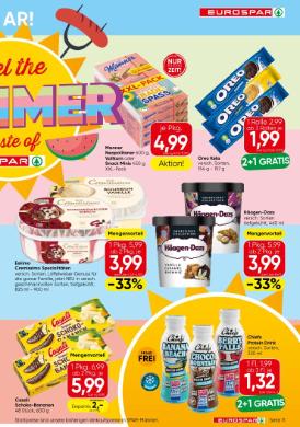 Titelbild des Prospekts von EUROSPAR W/NOE/BGLD