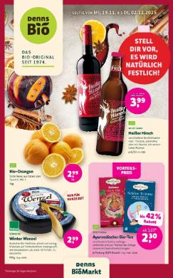 Titelbild des Prospekts von Denns BioMarkt