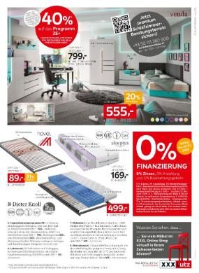 Titelbild des Prospekts von XXXLutz