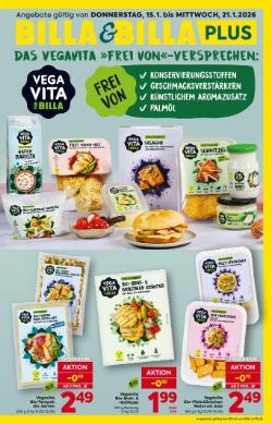 Titelbild des Prospekts von BILLA Vegavita