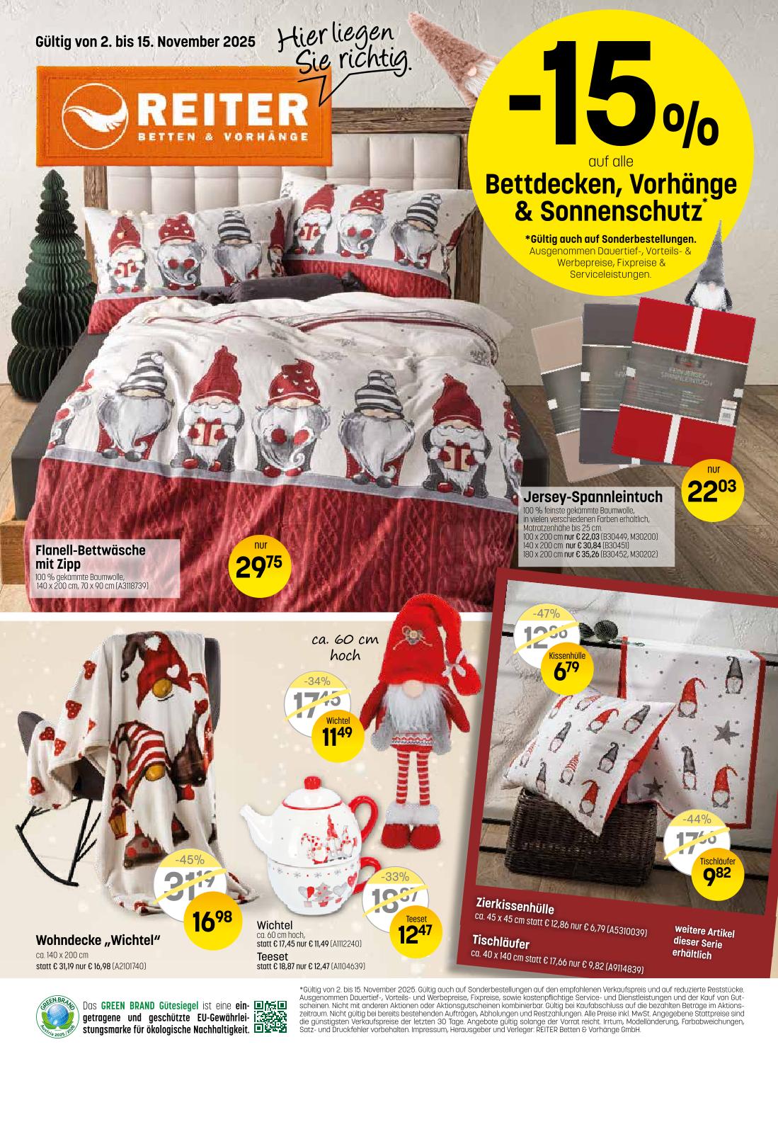 Prospekt von Betten Reiter