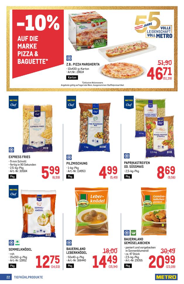 Prospekt von METRO