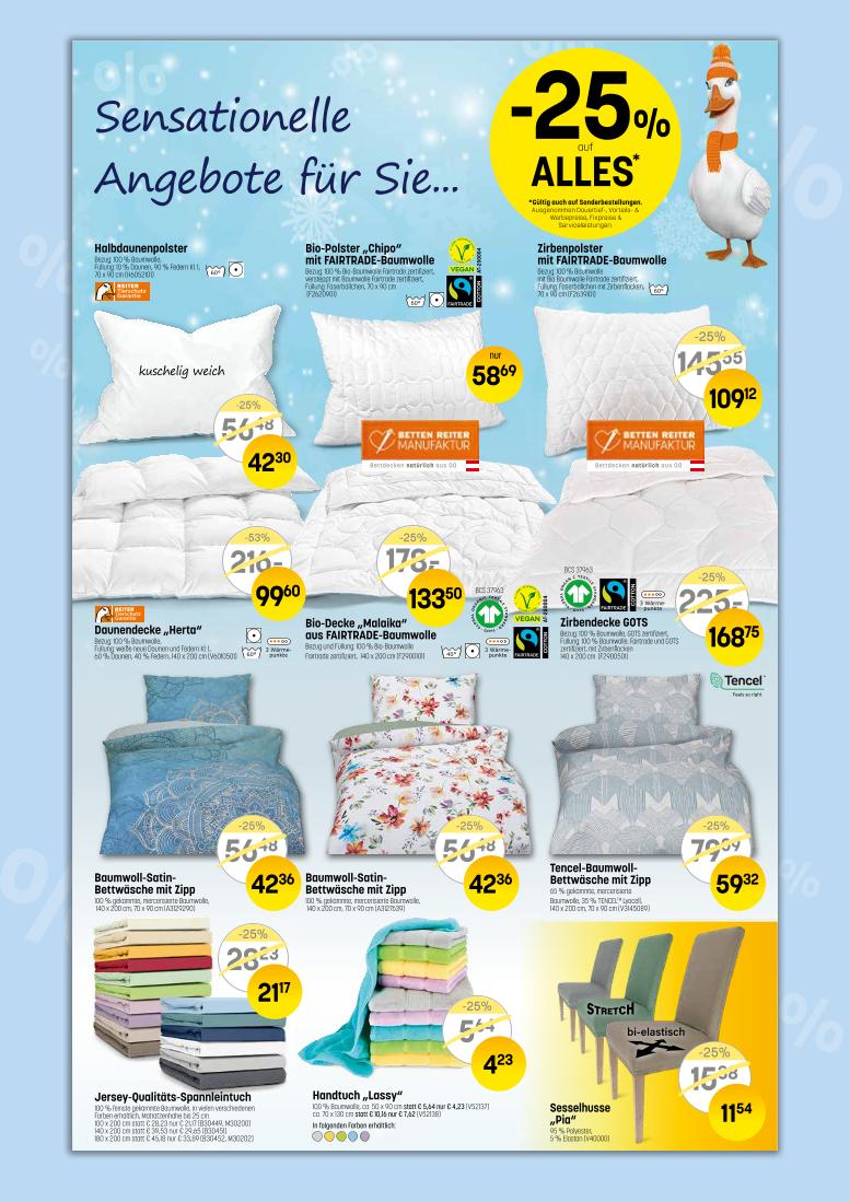 Prospekt von Betten Reiter