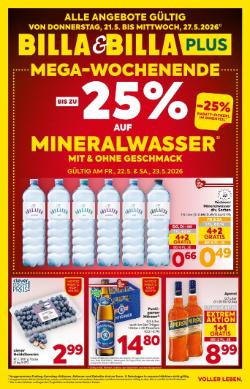 Titelbild des Prospekts von BILLA Steiermark