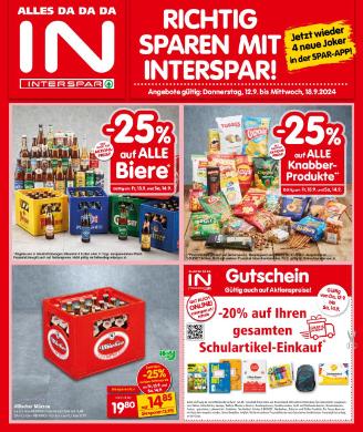 Titelbild des Prospekts von INTERSPAR KTN