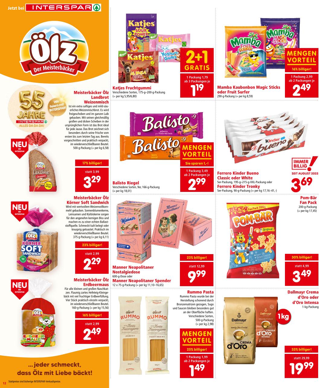 Prospekt von INTERSPAR