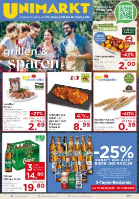 Titelbild des Prospekts von Unimarkt