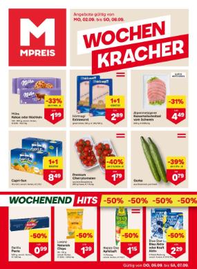 Titelbild des Prospekts von MPREIS TIROL