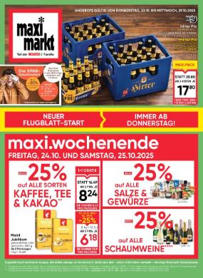 Titelbild des Prospekts von Maximarkt Ried / Vöcklabruck
