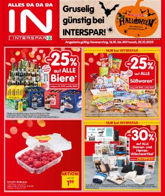 Titelbild des Prospekts von INTERSPAR Wien
