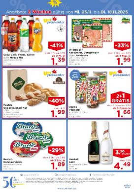 Titelbild des Prospekts von Unimarkt