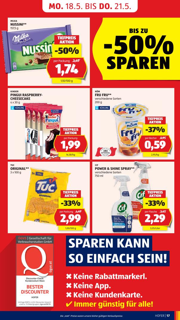 Prospekt von HOFER