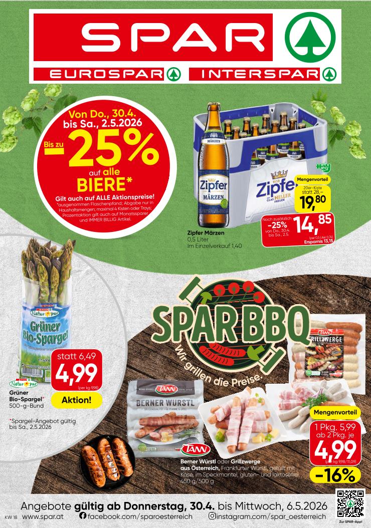 Prospekt von SPAR