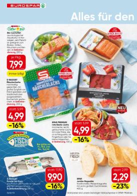 Titelbild des Prospekts von EUROSPAR W / NOE / BGLD