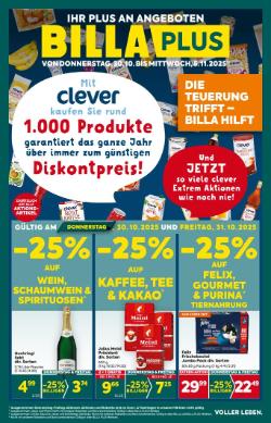 Titelbild des Prospekts von BILLA PLUS Wien