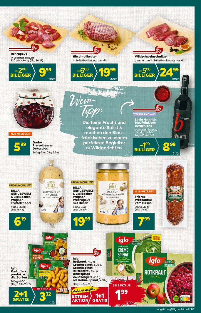 Prospekt von BILLA PLUS