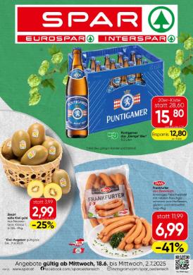 Titelbild des Prospekts von SPAR KTN